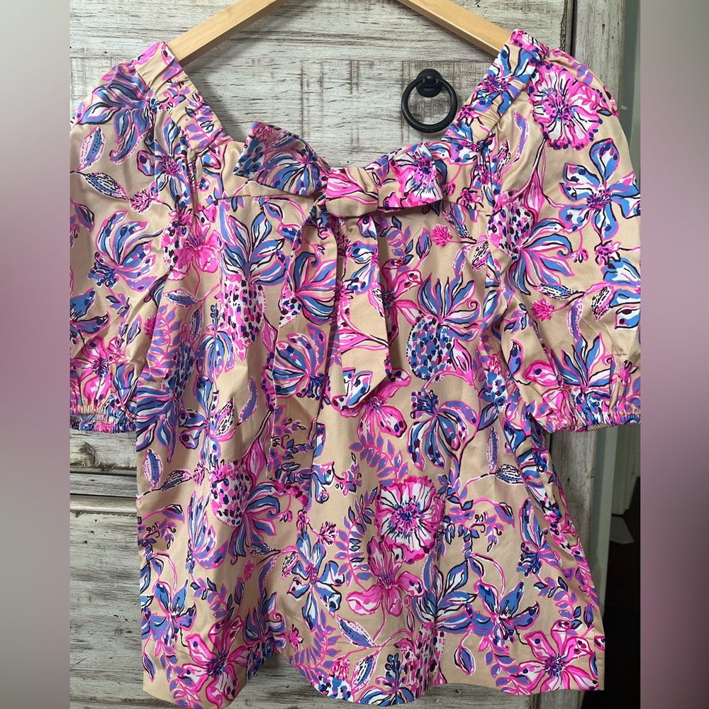 NWT Lilly Pulitzer Torrey tie back top